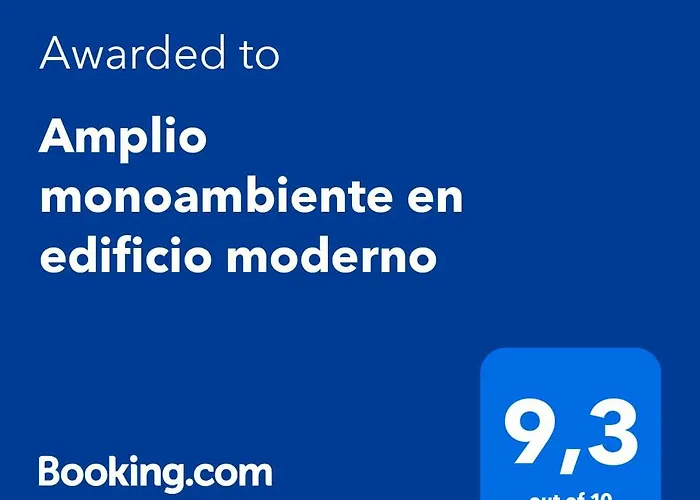Amplio monoambiente en edificio nuevo con estacionamiento